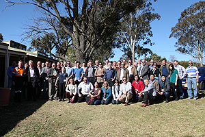 Participants after Appin WCMG power station and WestVAMP site tour in Sydney, Australia.