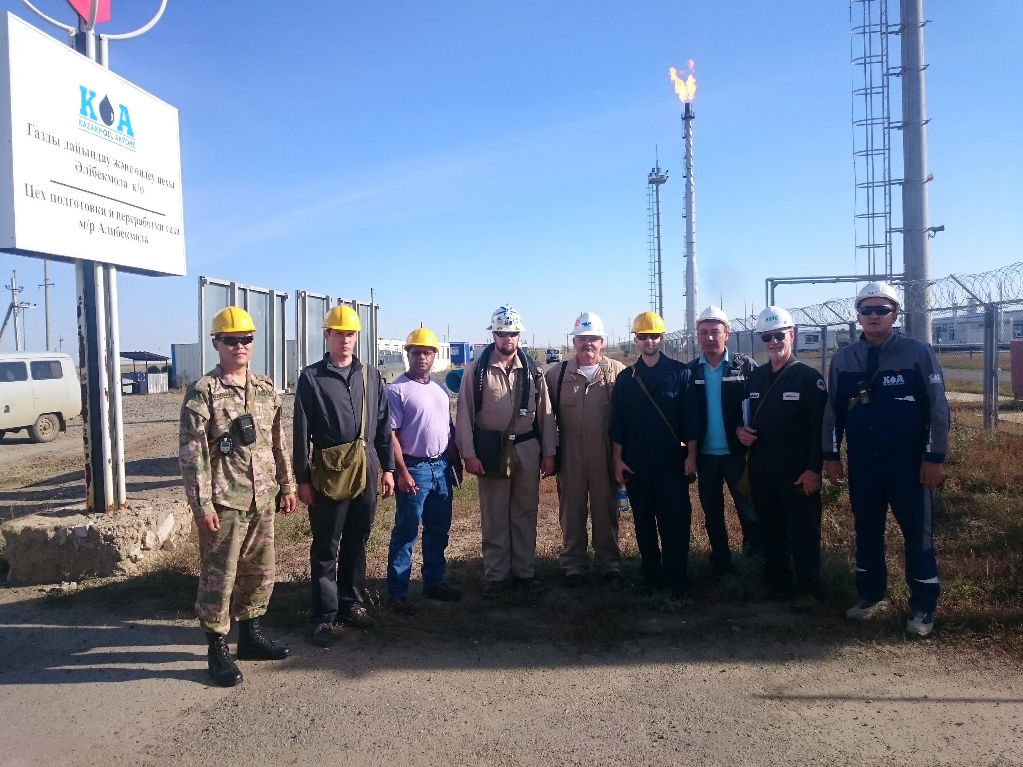 Site visit to an oil & gas processing facility in Kazakhstan, 2016. <br><span class='small text-muted'>(2016, Kazakhstan)</span>