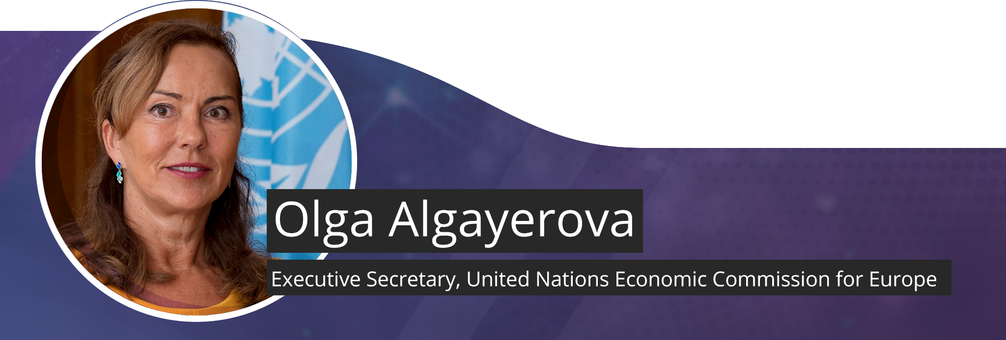 Headshot of Olga Algayerova, Executive Secretary, United Nations Economic Commission for Europe