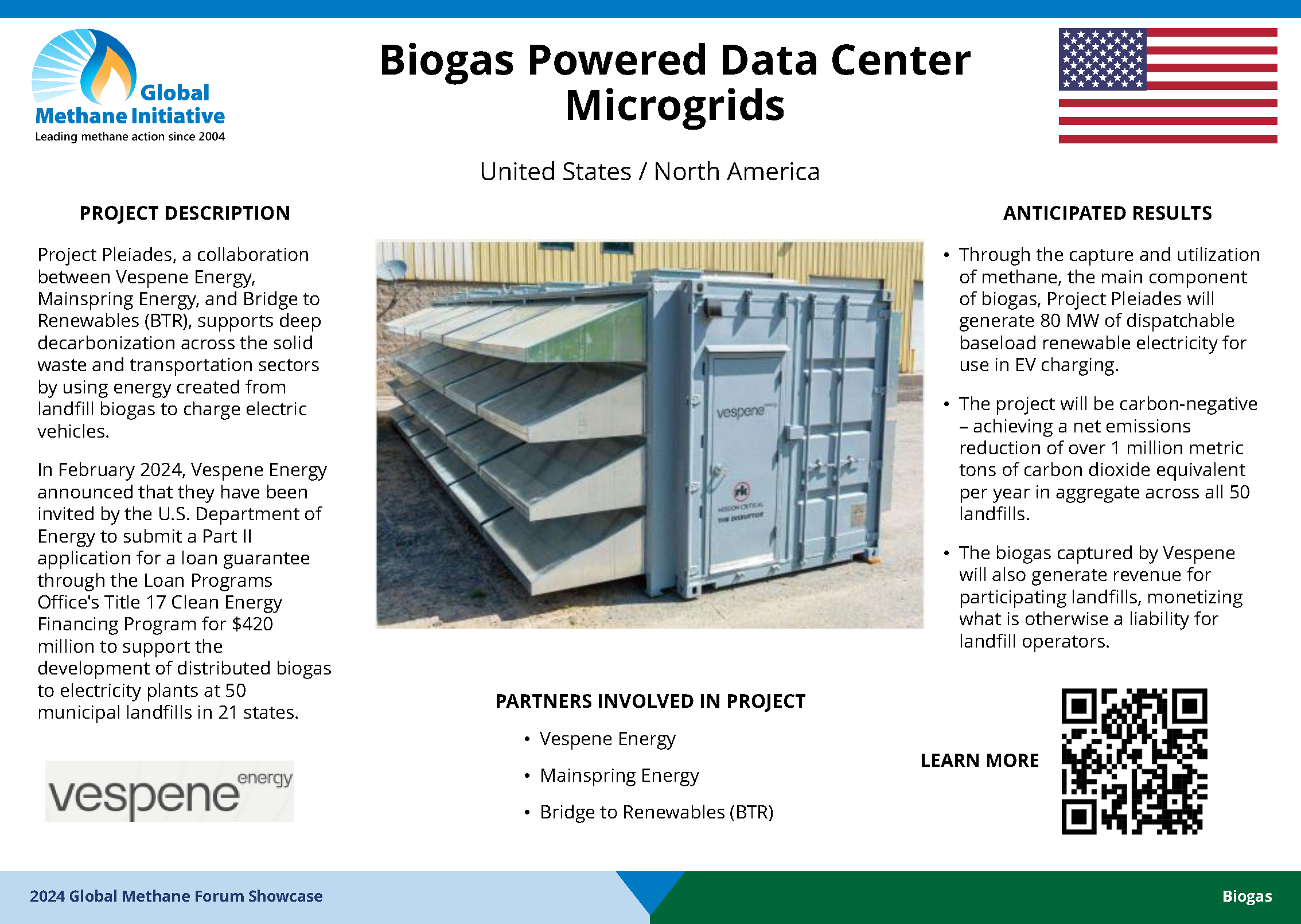 Biogas Powered Data Center Microgrids