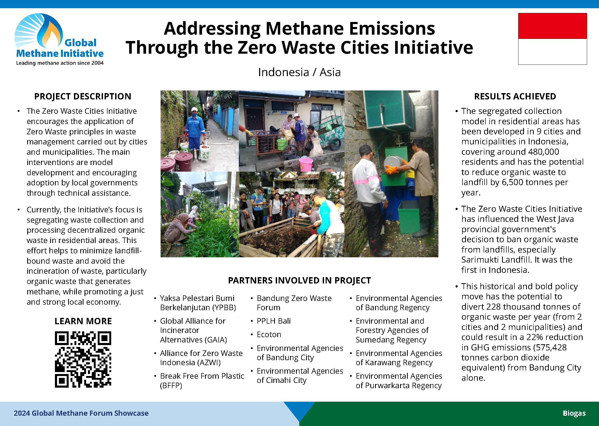 Addressing Methane Emissions Through the Zero Waste Cities Initiative